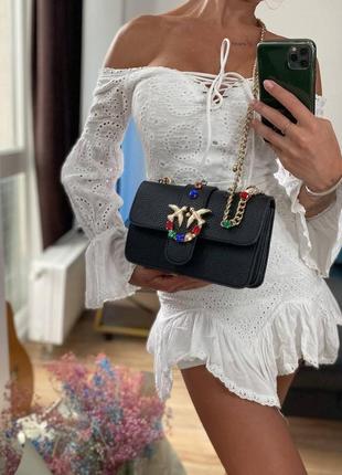 Сумка пинко женская pinko diamonds 22x14x9