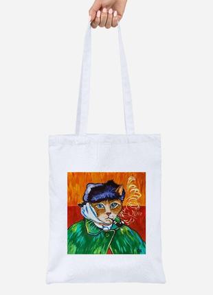 Еко-сумка шоппер lite кіт вінсент ван гог (vincent van gogh cat) (92102-2958)