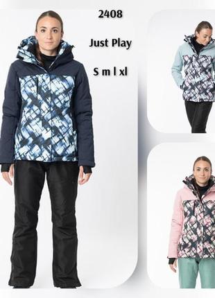 Гірськолижна куртка жіноча, зимова термо куртка жіноча just play4 фото