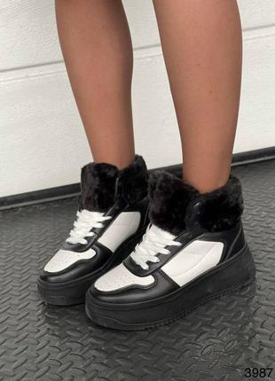 Демісезонні хайтопи - кросівки з утепленням8 фото