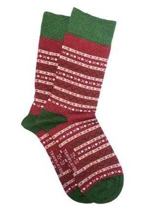 Носки с новогодним принтом teamplayer 35/38, 39/42, 43/46р