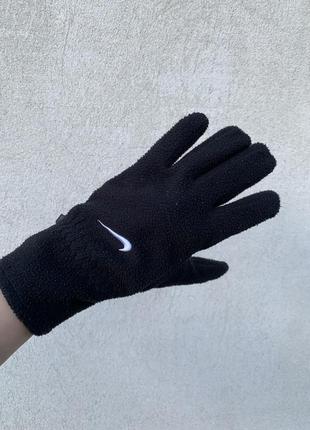 Флісові перчатки рукавиці nike vintage