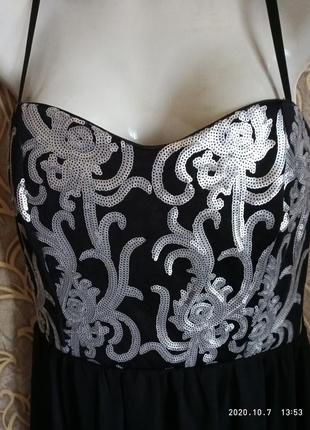 (340) шикарный сарафан маллет chiara forthi milano для любого торжества/размер м