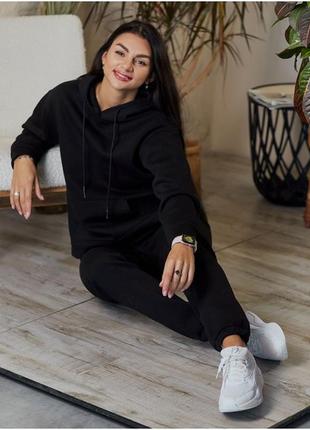 Спортивный костюм size+ на флисе