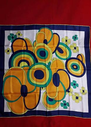 Шикарний яскравий шовковий хустку creation швейцарія