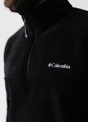 Чоловіча флісова кофта columbia чорна зимова  ⁇  толстовка тепла коламбія фліска3 фото