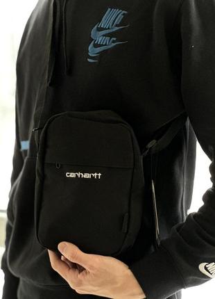 Месенджер carhartt чорний  ⁇  сумка через плече кархарт-барсетка