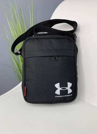 Мессенджер under armour черный | сумка через плечо андер армор барсетка