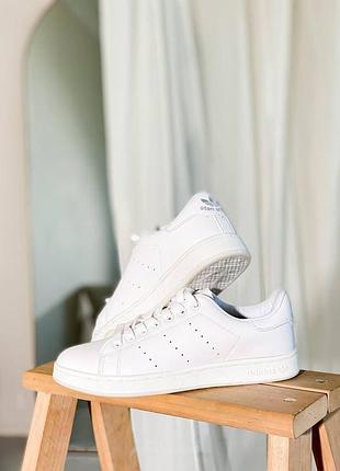 Женские кроссовки adidas stan smith all white кожаные адидас стэн смит ...
