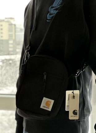 Месенджер carhartt чорний  ⁇  сумка через плече кархарт-барсетка