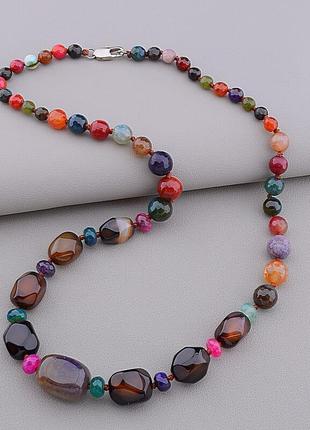 Намисто агат 50  см.