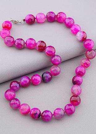 Намисто агат 50  см.