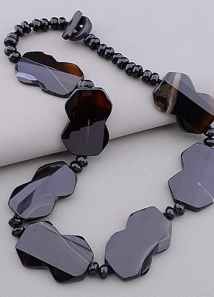 Намисто агат 50  см.