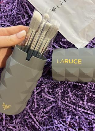 Люксовый набор кистей для макияжа в тубусе от laruce. америка, оригинал