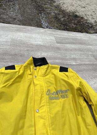 Loffer gore tex дождевик m желтый ветровка2 фото