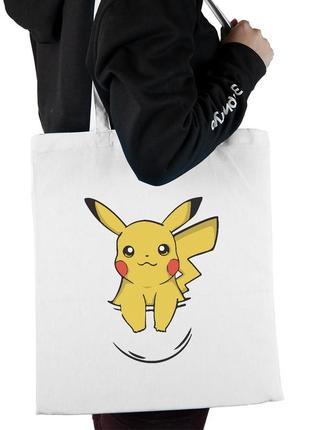 Эко сумка шопер lite покемон пикачу (pikachu) (92102-3439)2 фото