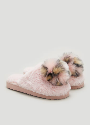 Теплі і красиві тапочки шльопанці для дівчинки matalan (маталан)