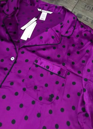 Victoria´s victorias secret виктория сикрет сатиновая пижама, комплект для сна satin long pajama set6 фото