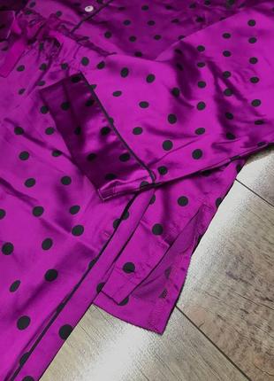 Victoria´s victorias secret виктория сикрет сатиновая пижама, комплект для сна satin long pajama set9 фото