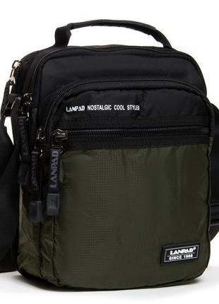 Чоловіча сумка-планшет lanpad 83010 зелений