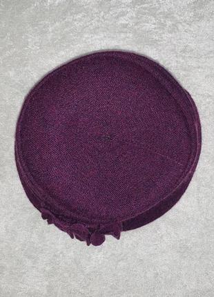 Королівський фіолетовий капелюх jane anne designs / панама із натуральної вовни6 фото
