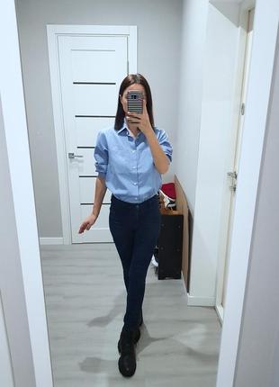Сорочка рубашка блакитна