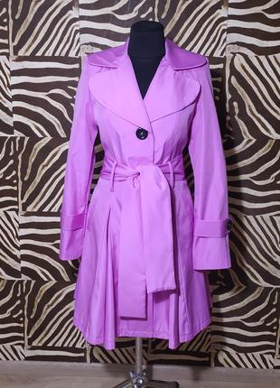 Пальто ( тренчкорт ) женское лилового кольра