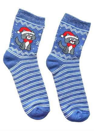 Шкарпетки новорічні зимові