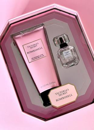 Подарунковий набір парфумований лосьон та парфуми vs victoria’s secret