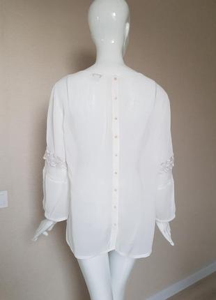 Ніжна романтична блуза з кружевом monsoon6 фото