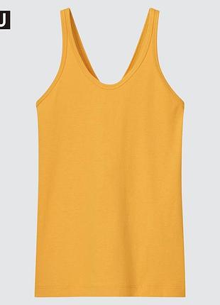 Жовта майка від uniqlo із серії u
