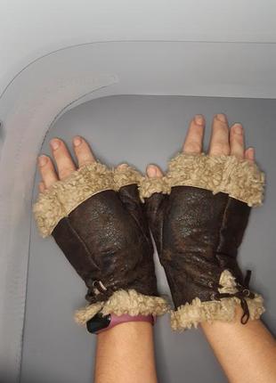 Мінетки, перчатки замшеві1 фото