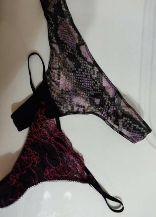 Фирменные стринги 2шт  р. l