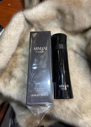 Giorgio armani armani code туалетная вода1 фото