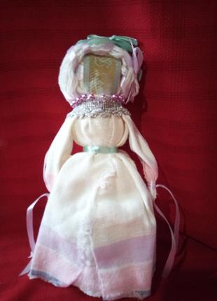 Интерьерная кукла в этно стиле -сувенир подарок оберег хендмейд4 фото