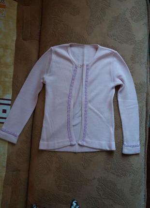 Дуже красива ніжна пудра рожева кофта кардиган светр