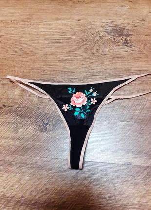 Новые брендовые прозрачные трусики стринги l xl