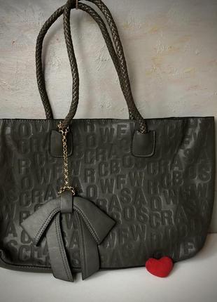 Стильна сумка з бантиком