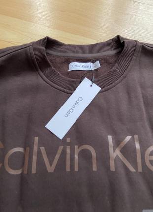 Чоловічий реглан худі світшот теплий calvin klein l xl л хл2 фото