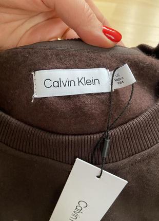 Чоловічий реглан худі світшот теплий calvin klein l xl л хл3 фото