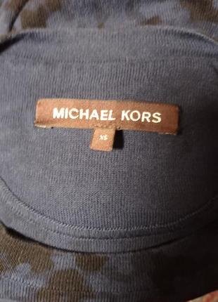 Бавовняний брендовий лонгслів  michael kors,p.xs/s3 фото