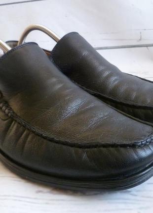 Туфли чёрные кожа marks & spencer airflex2 фото