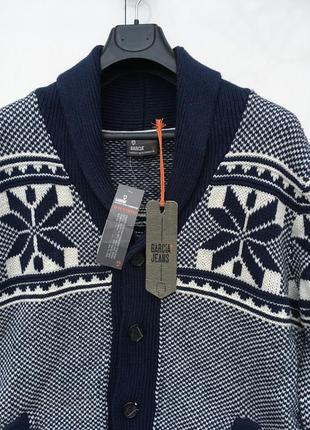 Оригинальный кардиган garcia jeans мужской на пуговицах с карманами xl
