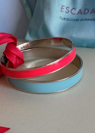 Escada torquoise summer. браслети эмаль оригінал! 2