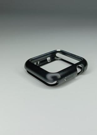 Магнитный защитный чехол magnetic case для apple watch серии 6, 5, 4, 3, 2, 1 - черный 42 mm