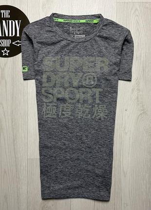 Мужская спортивная футболка superdry tech, размер s-m