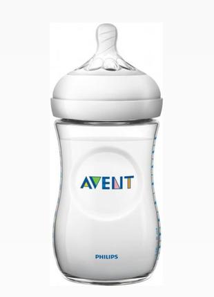 Пляшка для годування philips avent natural 260 мл філіпс авент