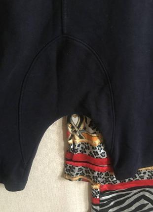 Теплые удлиненные шорты заниженная матня высокая талия4 фото