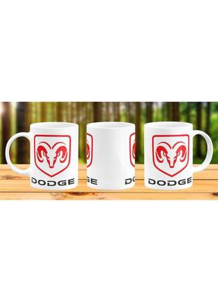 Кружка dodge подарок парню мужчине водителю боссу