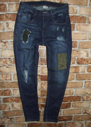 Стильные джинсы скинни мальчику 11 - 12 лет  zara1 фото